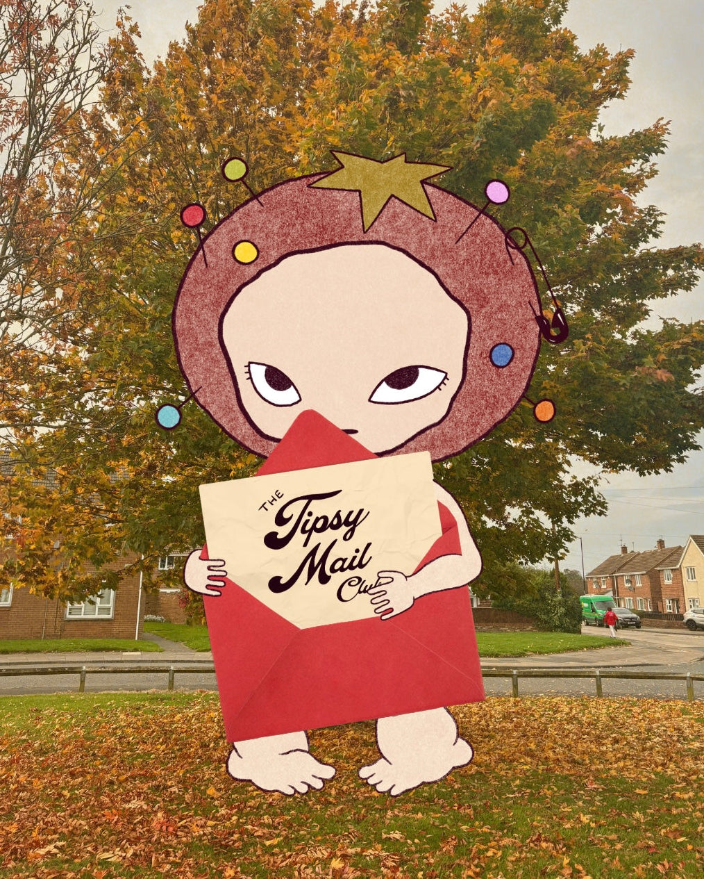 Tipsy Mail: Monthly Print and Sticker Subscription