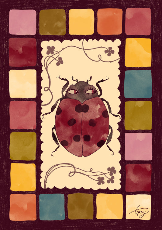 Ladybug Print (A6)