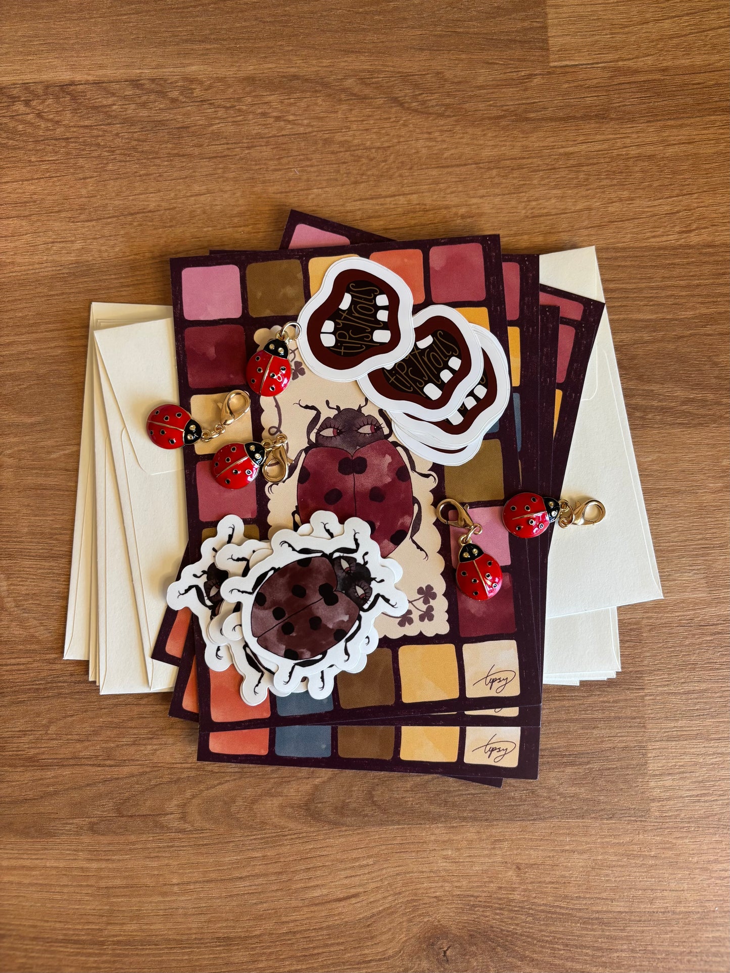 Tipsy Mail: Monthly Print and Sticker Subscription